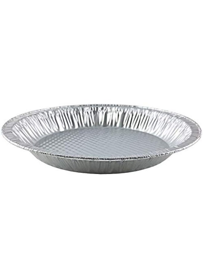 Handi-Foil 10" (Actual Top-Out 9-5/8 Inches - Top-In 8-3/4 Inches) Aluminum Foil Pie Pan - Disposable Baking Tin Plates (Pack of 25)